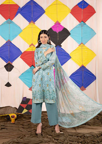 ZESH PRINTED 3 PC LAWN