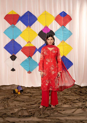 ZESH PRINTED 3 PC LAWN